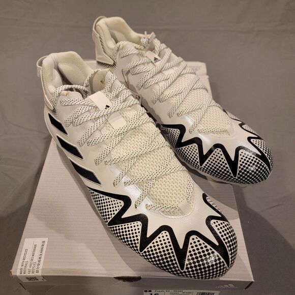 (SZ 16) Adidas Freak 22 Team Football Cleats White Black GX4066 Men’s N.I.B - Picture 1 of 6